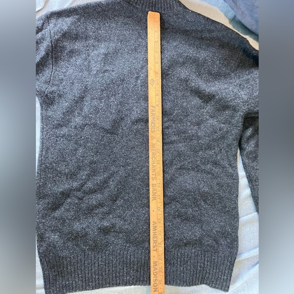 Everlane Felted Merino Cardigan Sweater Charcoal small NWT - Picture 9 of 10